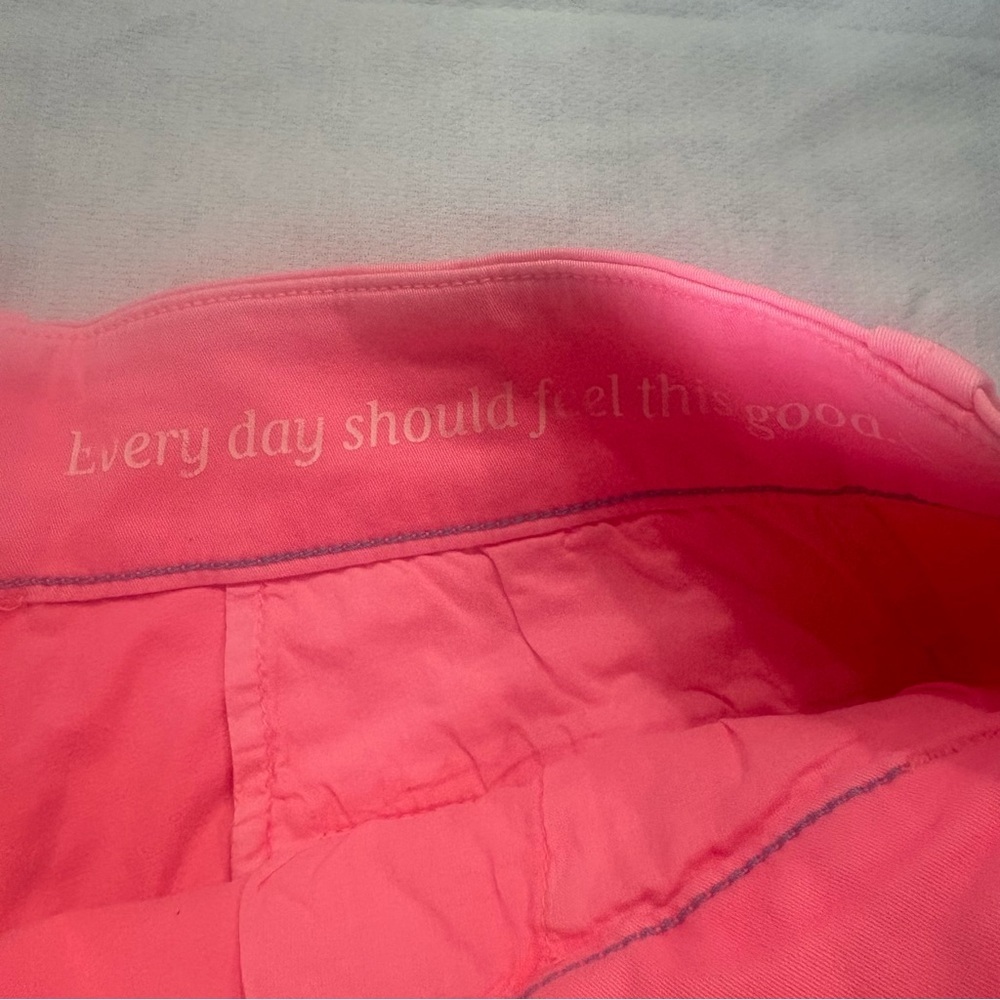 Vineyard Vines Women’s Pink Cotton Shorts Size 4 Classic Preppy - Picture 3 of 14